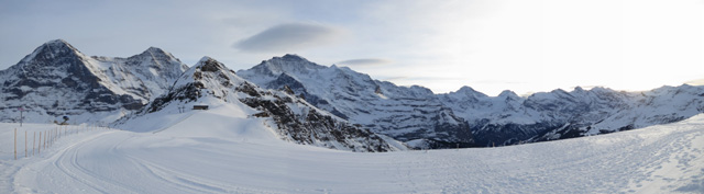 Panorama Eiger, Mönch, Jungfrau etc.